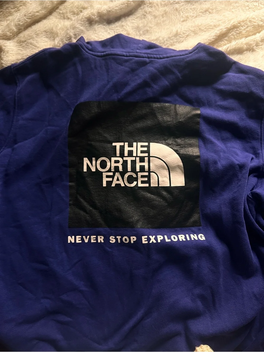 The North Face Deep Blue Logo Crewneck Sweatshirt